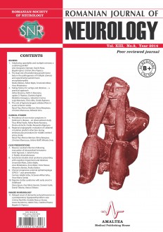 Romanian Journal of Neurology, Volume XIII, No. 3, 2014