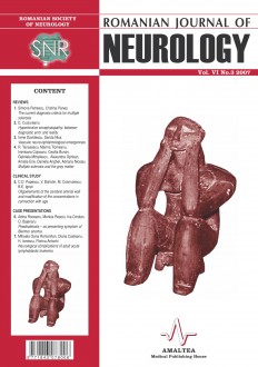Romanian Journal of Neurology, Volume VI, No. 3, 2007