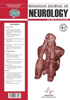 Romanian Journal of Neurology, Volume VIII, No. 3, 2009