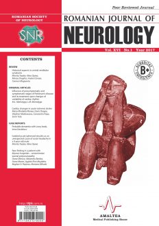 Romanian Journal of Neurology, Volume XVI, No. 1, 2017