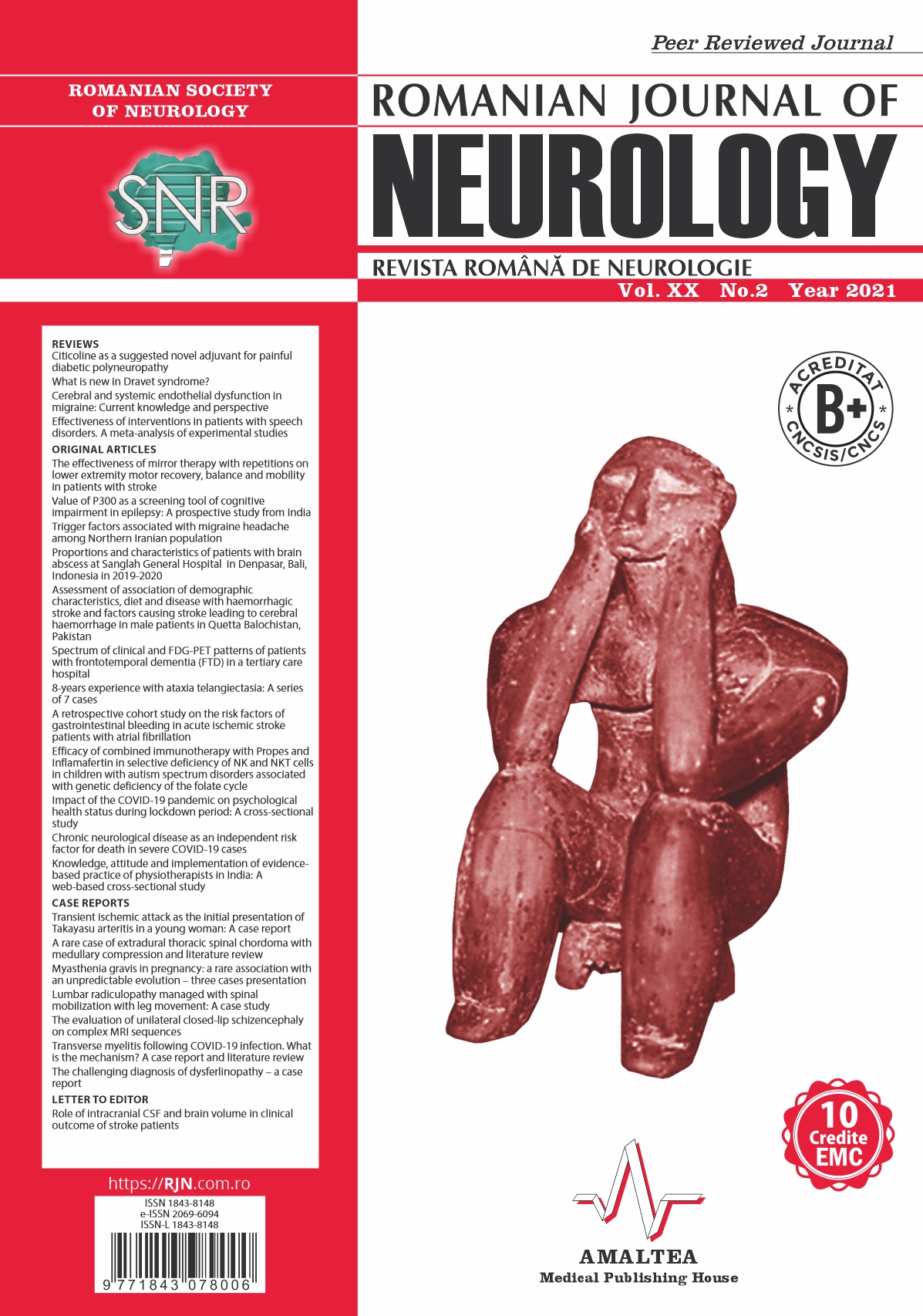 Romanian Journal of Neurology, Volume XX, No. 2, 2021