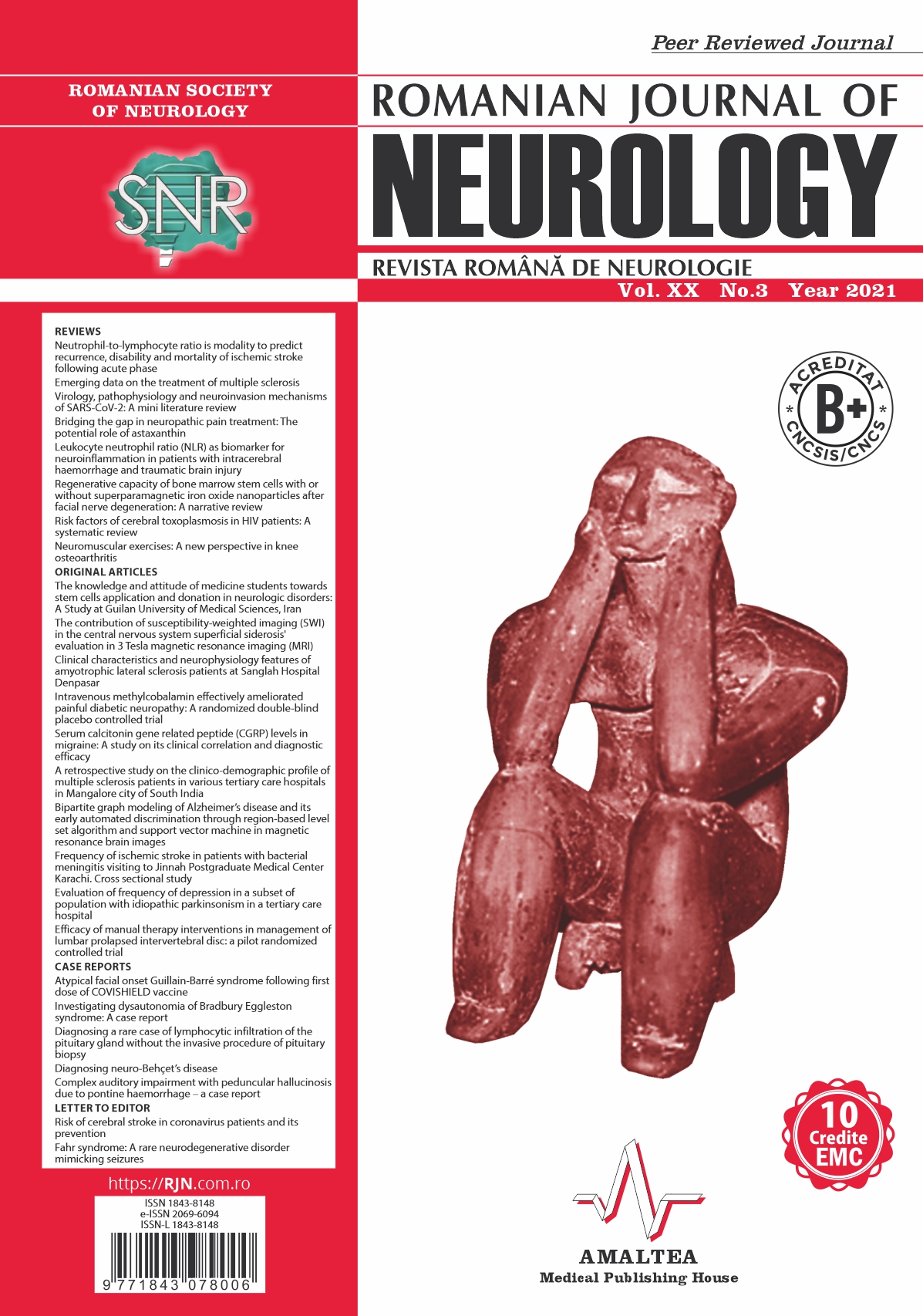 Romanian Journal of Neurology, Volume XX, No. 3, 2021