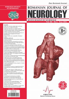 Romanian Journal of Neurology, Volume XX, No. 4, 2021