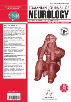 Romanian Journal of Neurology, Volume 23, No. 4, 2024