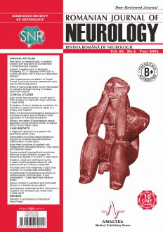 Romanian Journal of Neurology, Volume 23, No. 4, 2024